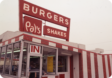 Original Pal's Burgers building exterior